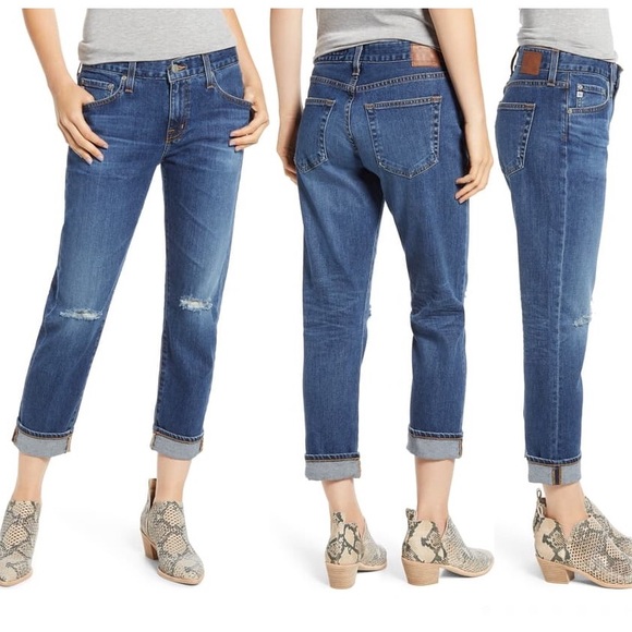 {AG} Ex-Boyfriend Relaxed Slouchy Slim Jeans 33R